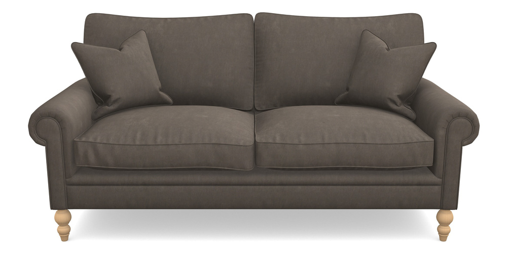 Product photograph of Aldingbourne 3 Seater Sofa In Clever Tough And Eco Velvet - Chrome from Sofas and Stuff Limited