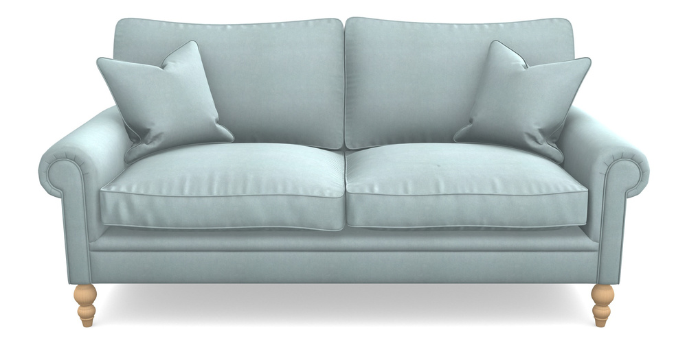 Product photograph of Aldingbourne 3 Seater Sofa In Clever Tough And Eco Velvet - Mineral from Sofas and Stuff Limited