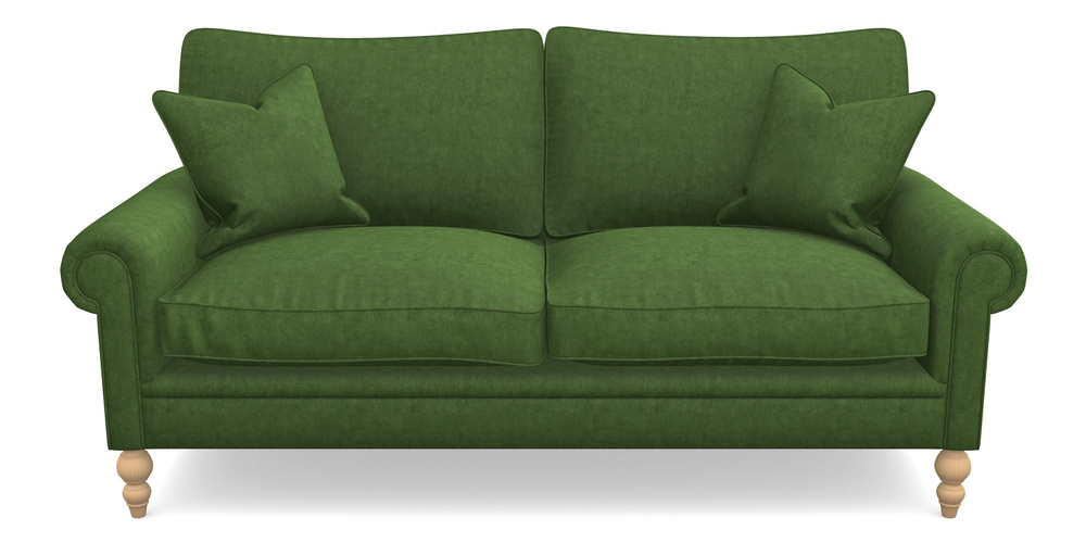 Product photograph of Aldingbourne 3 Seater Sofa In Clever Tough And Eco Velvet - Shamrock from Sofas and Stuff Limited