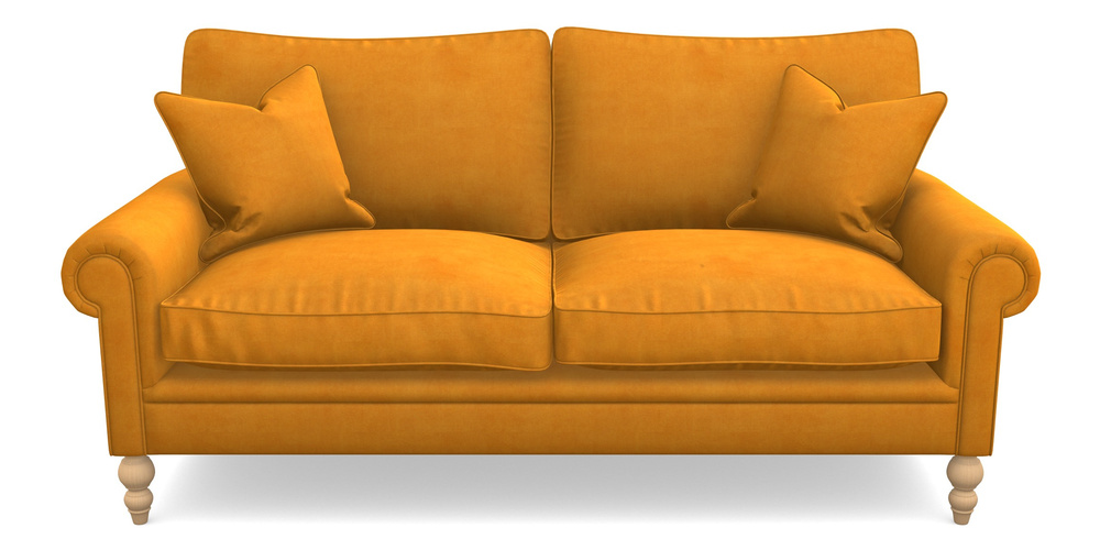 Product photograph of Aldingbourne 3 Seater Sofa In Clever Tough And Eco Velvet - Spice from Sofas and Stuff Limited