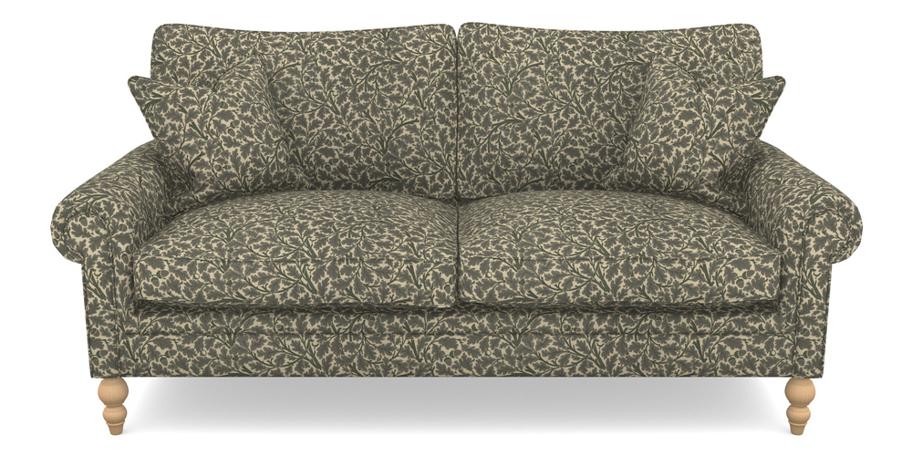 Product photograph of Aldingbourne 3 Seater Sofa In V A Drawn From Nature Collection - Oak Tree - Dark Green from Sofas and Stuff Limited