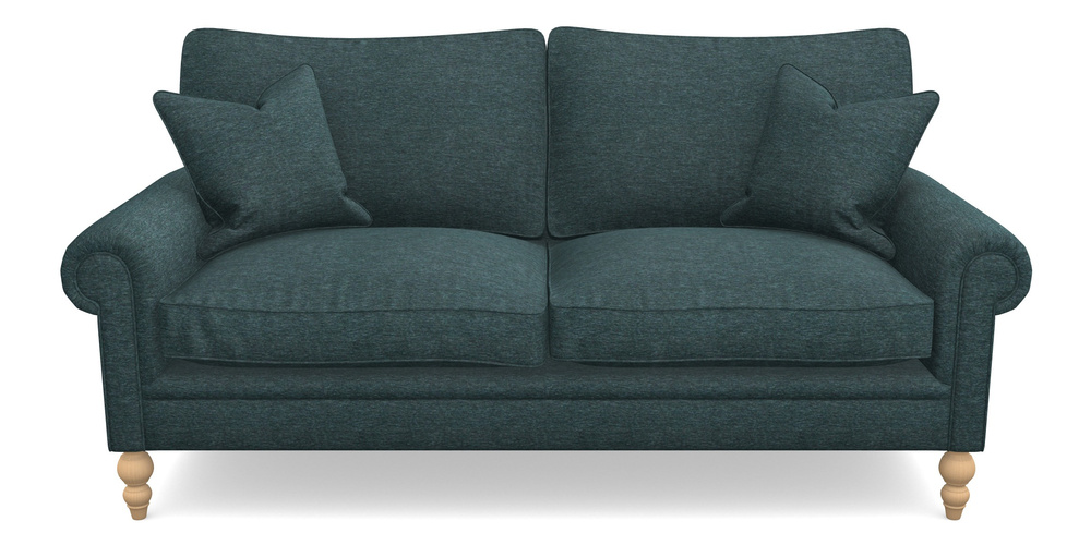 Product photograph of Aldingbourne 3 Seater Sofa In Textured Velvet - Atlantic from Sofas and Stuff Limited