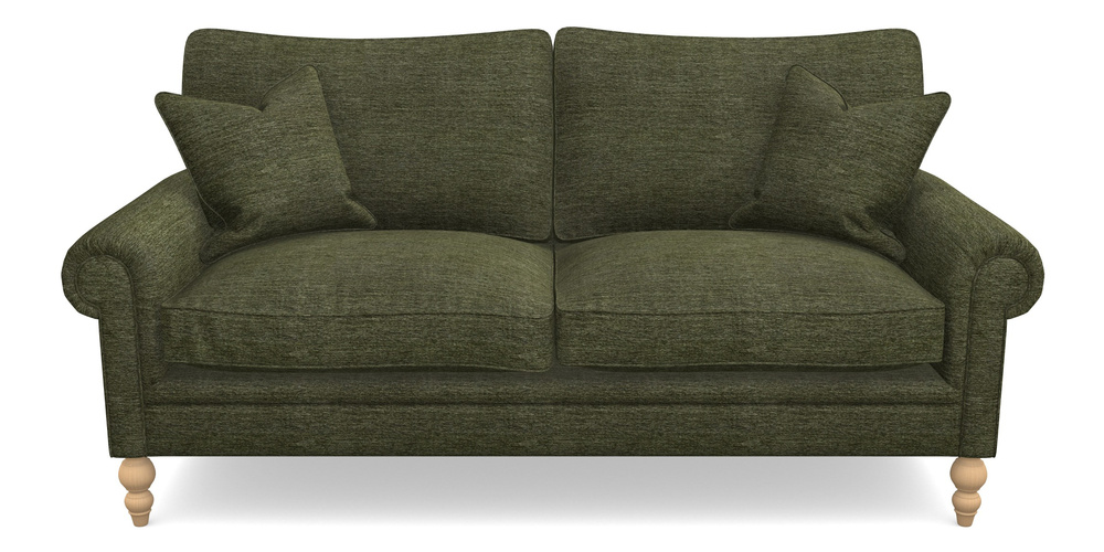 Product photograph of Aldingbourne 3 Seater Sofa In Textured Velvet - Lichen from Sofas and Stuff Limited