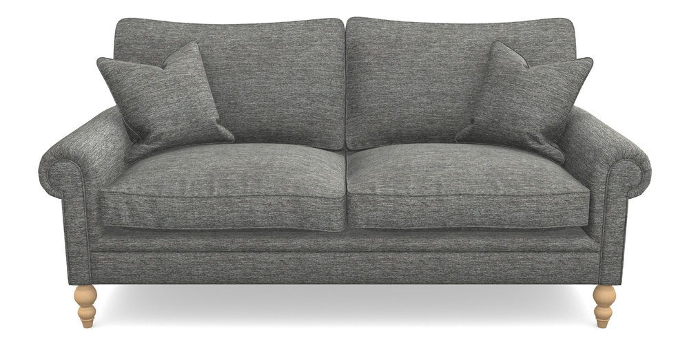 Product photograph of Aldingbourne 3 Seater Sofa In Textured Velvet - Slate from Sofas and Stuff Limited