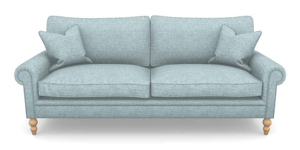 Product photograph of Aldingbourne 4 Seater Sofa In Aqua Clean Hove - Duck Egg from Sofas and Stuff Limited