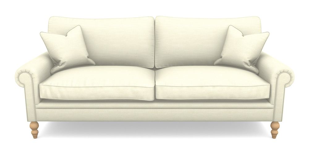 Product photograph of Aldingbourne 4 Seater Sofa In Basket Weave - Cream from Sofas and Stuff Limited