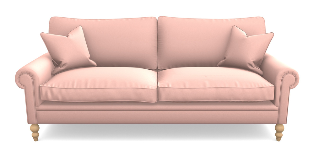 Product photograph of Aldingbourne 4 Seater Sofa In Clever Glossy Velvet - Tutu from Sofas and Stuff Limited