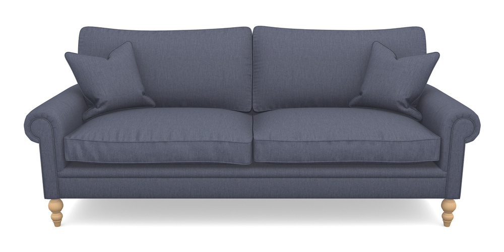 Product photograph of Aldingbourne 4 Seater Sofa In Clever Cotton Mix - Oxford Blue from Sofas and Stuff Limited