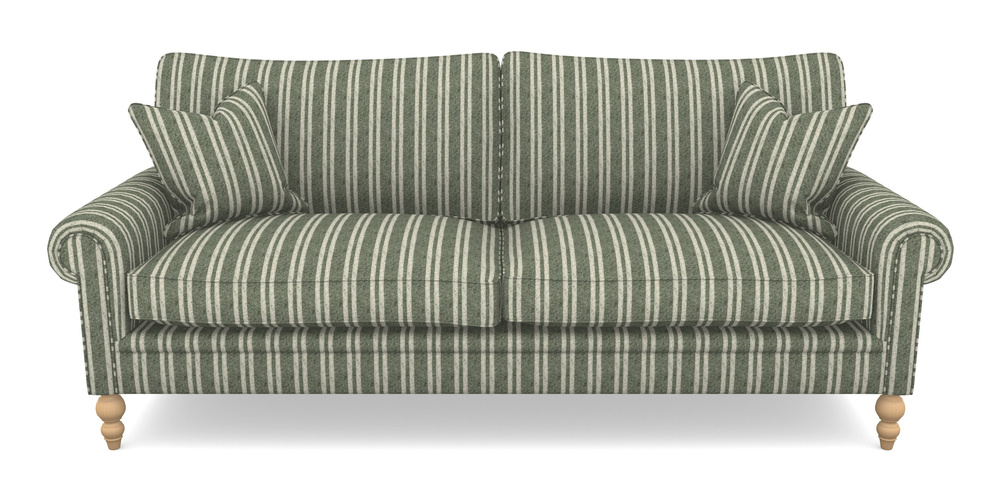 Product photograph of Aldingbourne 4 Seater Sofa In Cloth 22 - Barcode - Courgette from Sofas and Stuff Limited