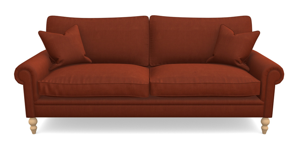 Product photograph of Aldingbourne 4 Seater Sofa In Clever Tough And Eco Velvet - Tawny from Sofas and Stuff Limited