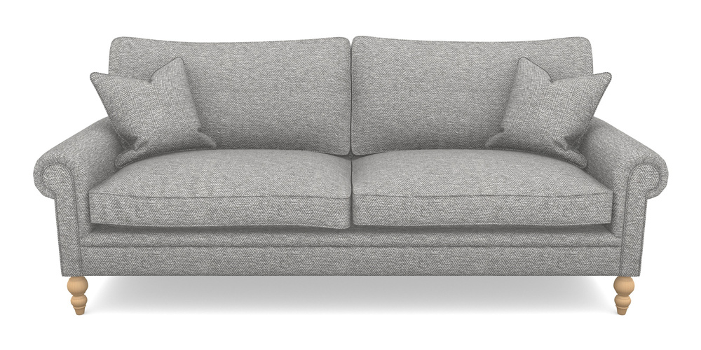 Product photograph of Aldingbourne 4 Seater Sofa In Dundee Herringbone - Marble from Sofas and Stuff Limited