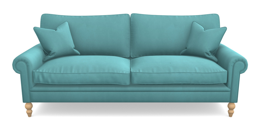 Product photograph of Aldingbourne 4 Seater Sofa In House Clever Velvet - Duck Egg from Sofas and Stuff Limited