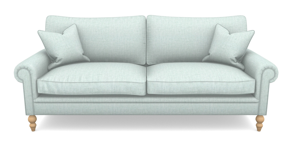 Product photograph of Aldingbourne 4 Seater Sofa In House Plain - Aqua from Sofas and Stuff Limited