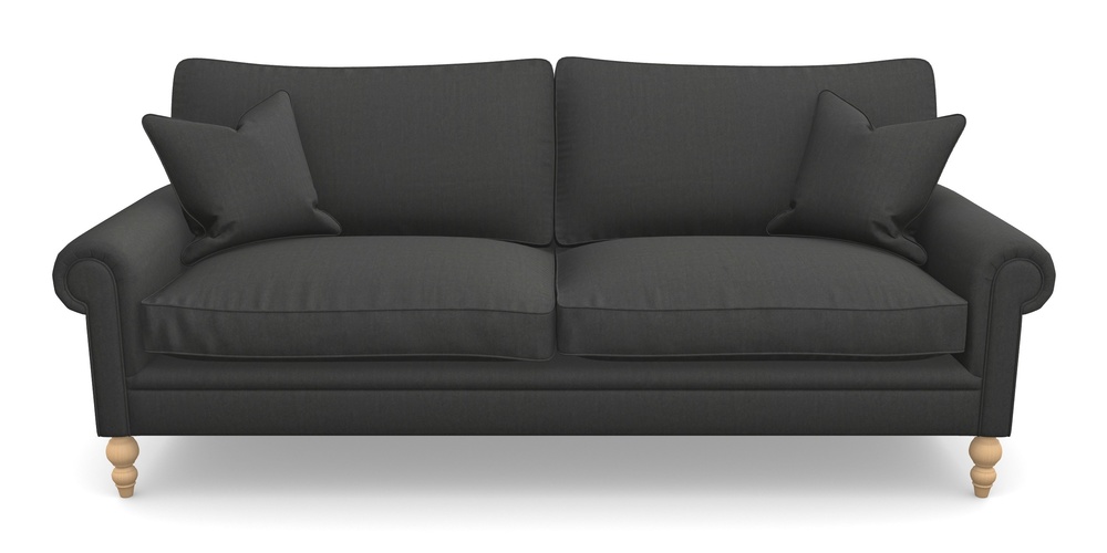 Product photograph of Aldingbourne 4 Seater Sofa In House Velvet - Charcoal from Sofas and Stuff Limited