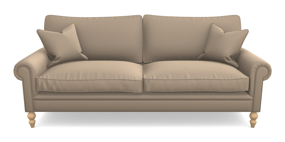 Product photograph of Aldingbourne 4 Seater Sofa In House Velvet - Linen from Sofas and Stuff Limited