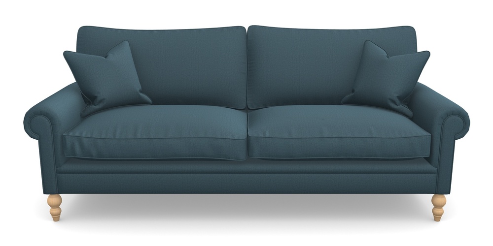 Product photograph of Aldingbourne 4 Seater Sofa In House Velvet - Petrol from Sofas and Stuff Limited