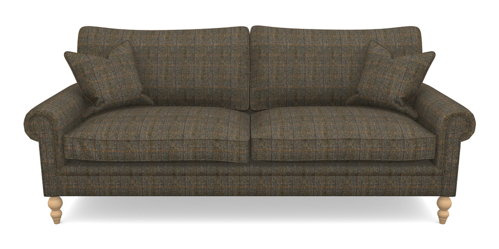 Product photograph of Aldingbourne 4 Seater Sofa In Harris Tweed House - Harris Tweed House Blue from Sofas and Stuff Limited