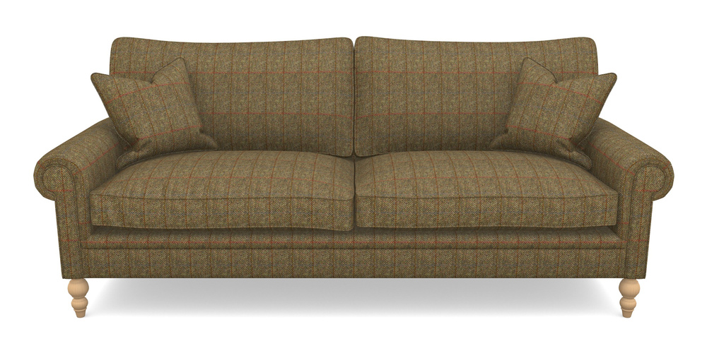 Product photograph of Aldingbourne 4 Seater Sofa In Harris Tweed House - Harris Tweed House Green from Sofas and Stuff Limited