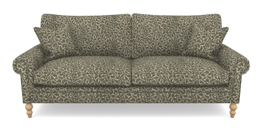 Product photograph of Aldingbourne 4 Seater Sofa In V A Drawn From Nature Collection - Oak Tree - Dark Green from Sofas and Stuff Limited