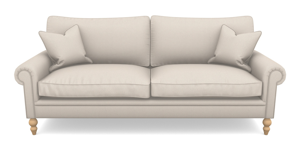 Product photograph of Aldingbourne 4 Seater Sofa In Two Tone Plain - Biscuit from Sofas and Stuff Limited