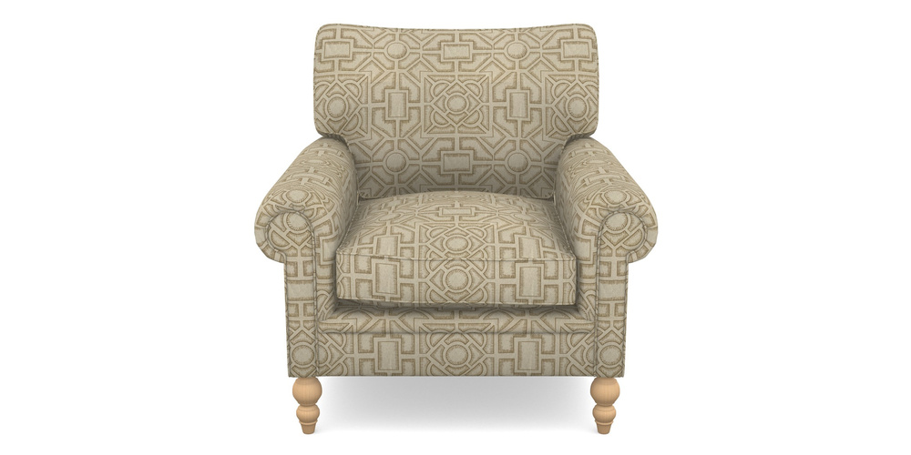 Product photograph of Aldingbourne Chair In Rhs Collection - Large Knot Garden Linen - Gold from Sofas and Stuff Limited