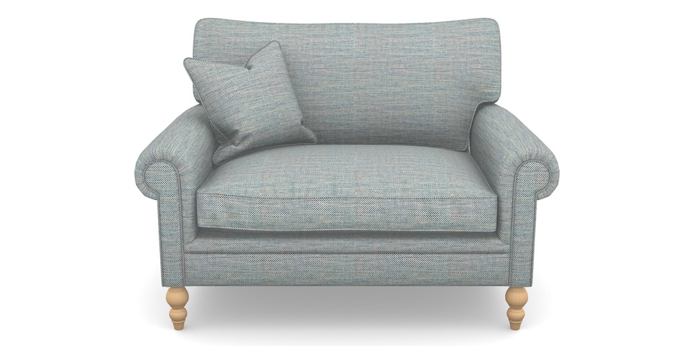 Product photograph of Aldingbourne Snuggler In Basket Weave - Blue from Sofas and Stuff Limited