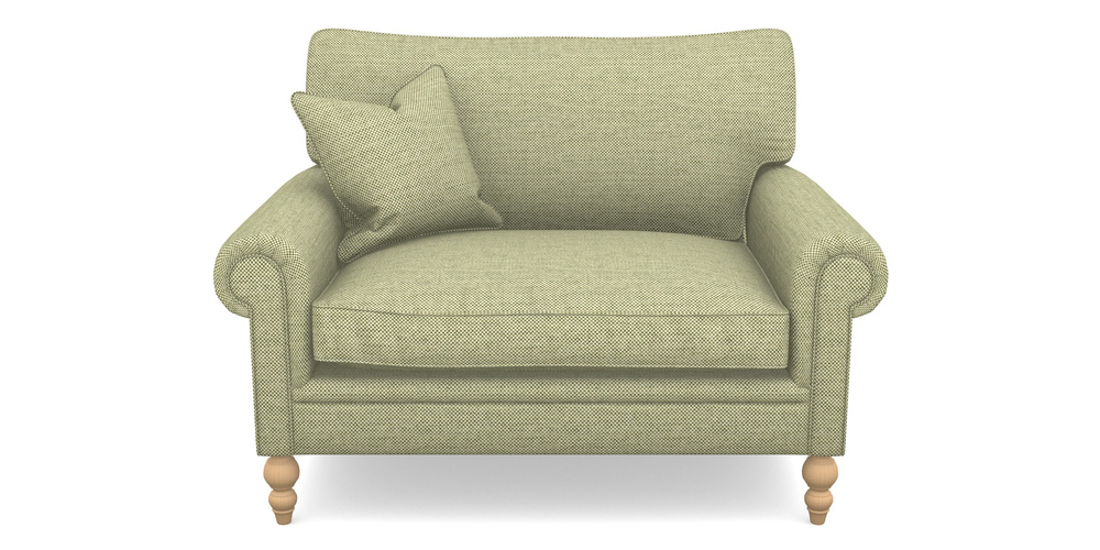 Product photograph of Aldingbourne Snuggler In Basket Weave - Sage from Sofas and Stuff Limited