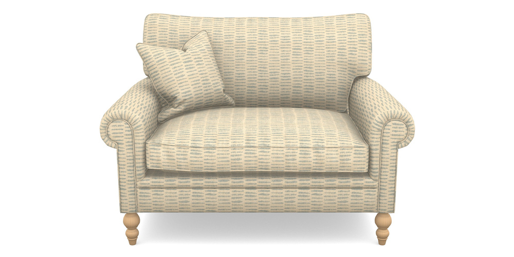 Product photograph of Aldingbourne Snuggler In Cloth 18 - Daub - Monsoon from Sofas and Stuff Limited