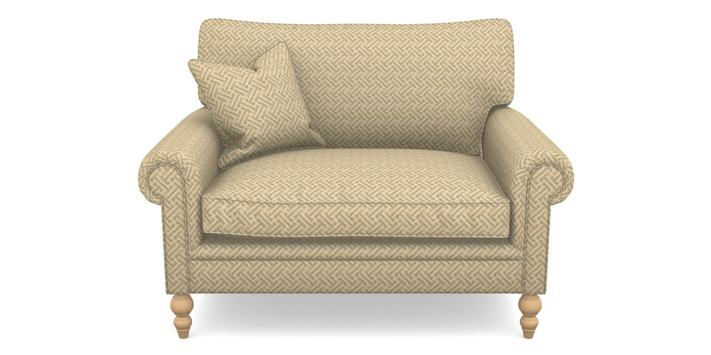 Product photograph of Aldingbourne Snuggler In Cloth 18 - Key - Monsoon from Sofas and Stuff Limited