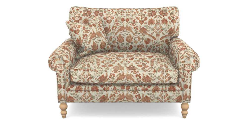 Product photograph of Aldingbourne Snuggler In V A Brompton Collection - Coromandel - Terracotta from Sofas and Stuff Limited