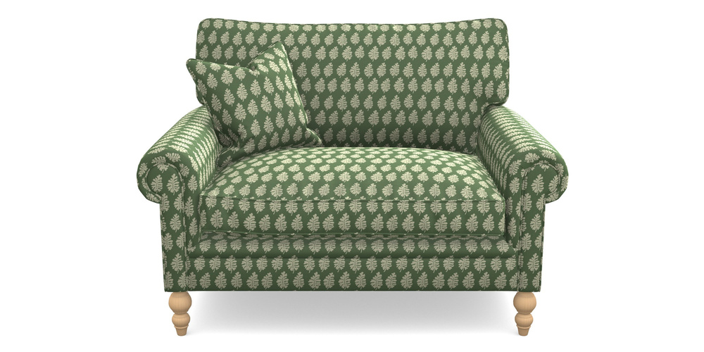 Product photograph of Aldingbourne Snuggler In Cloth 21 - Oak Leaf - Forest from Sofas and Stuff Limited