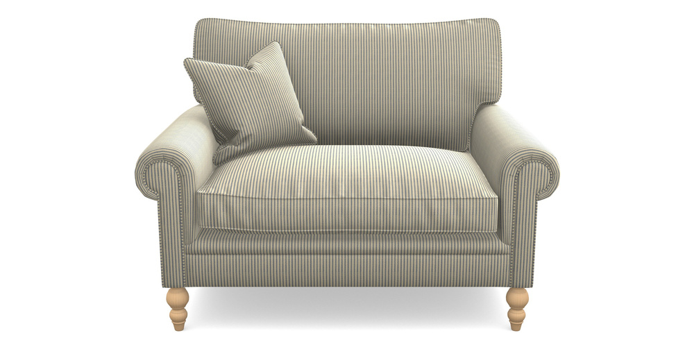 Product photograph of Aldingbourne Snuggler In Cloth 21 - Simple Stripe - Bilberry from Sofas and Stuff Limited