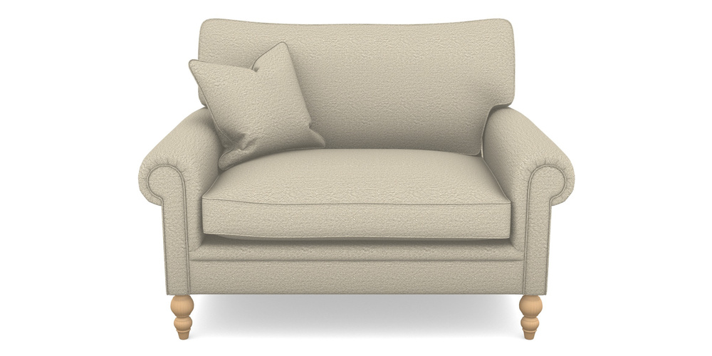 Product photograph of Aldingbourne Snuggler In Cloth 20 - Design 6 - Natural Linen from Sofas and Stuff Limited