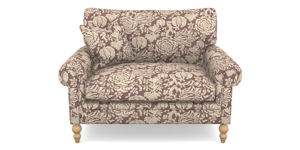 Product photograph of Aldingbourne Snuggler In V A Brompton Collection - Flowering Kale - Cacao from Sofas and Stuff Limited