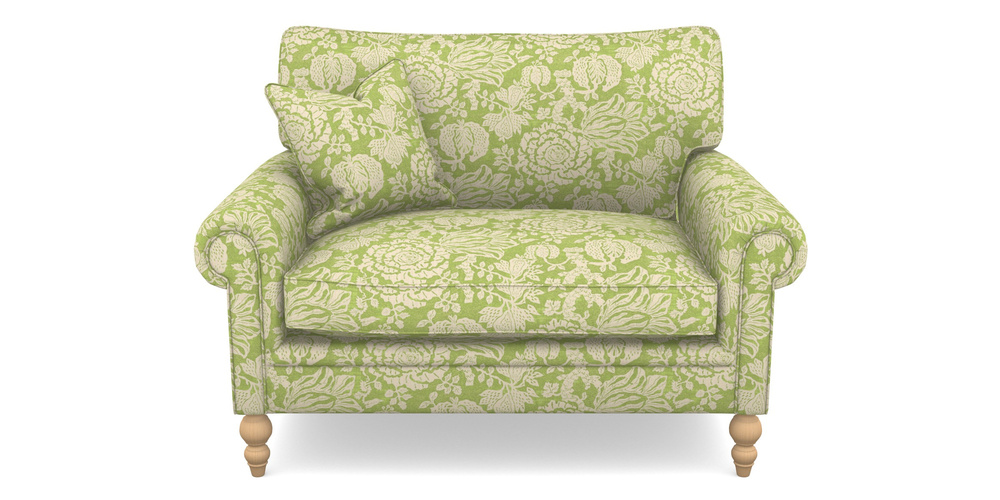 Product photograph of Aldingbourne Snuggler In V A Brompton Collection - Flowering Kale - Lime from Sofas and Stuff Limited