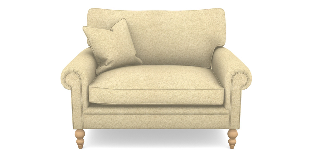 Product photograph of Aldingbourne Snuggler In Cloth 22 Weaves - Grand Teton - Chalk from Sofas and Stuff Limited