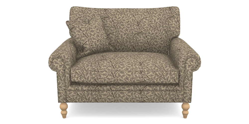 Product photograph of Aldingbourne Snuggler In V A Drawn From Nature Collection - Oak Tree - Brown from Sofas and Stuff Limited