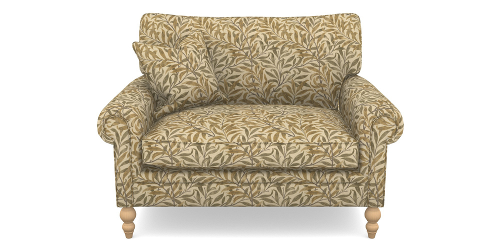 Product photograph of Aldingbourne Snuggler In V A Drawn From Nature - Willow Bough Large - Gold from Sofas and Stuff Limited