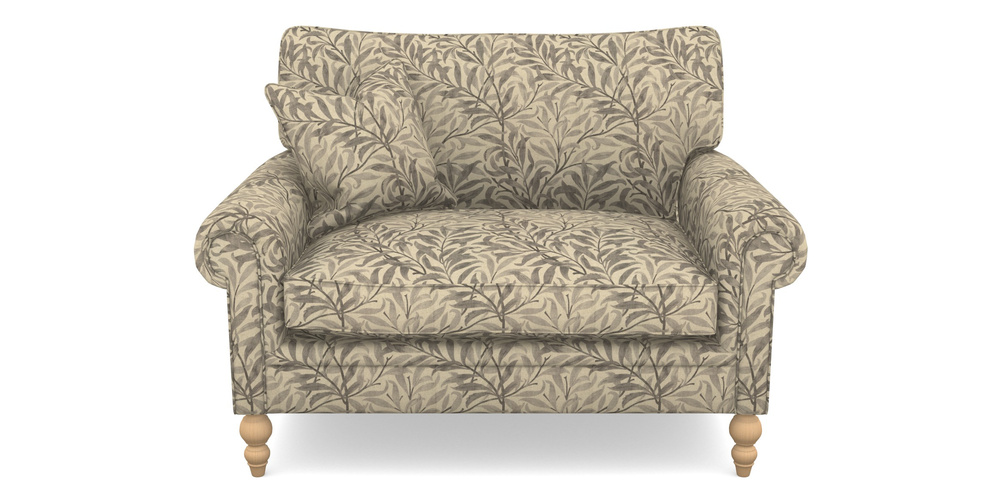 Product photograph of Aldingbourne Snuggler In V A Drawn From Nature - Willow Bough Large - Grey from Sofas and Stuff Limited