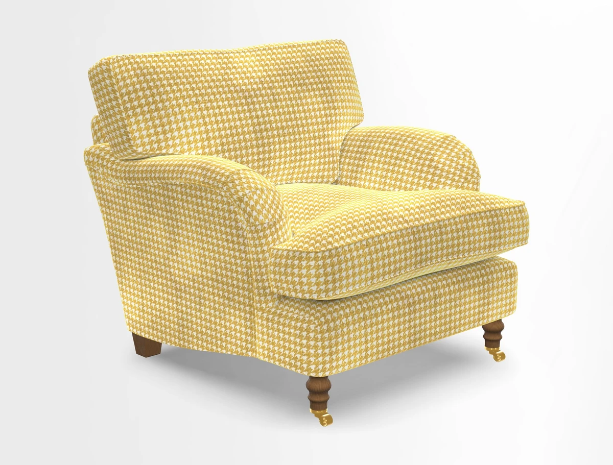 Alwinton chair in Linwood Tango Velvet Sapphire