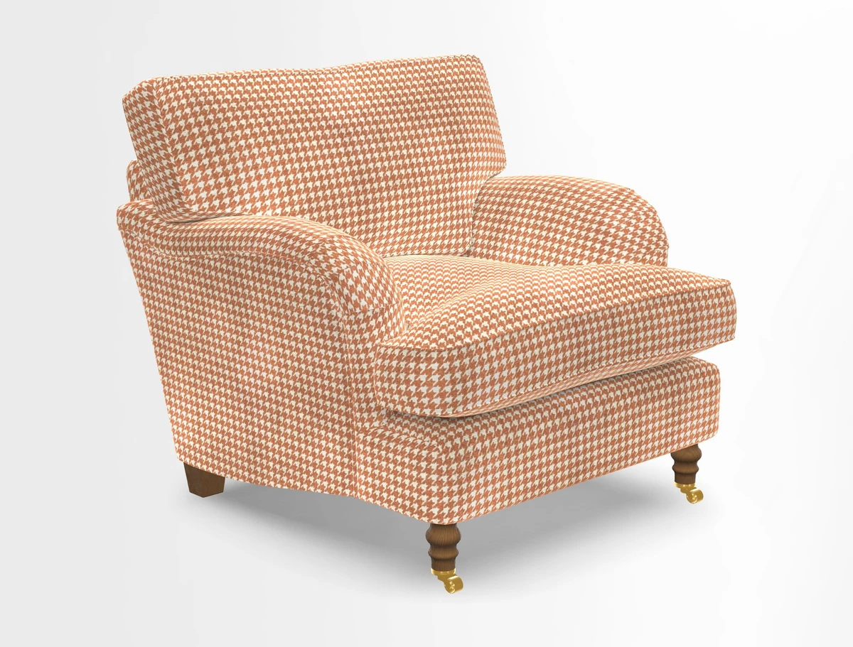 Alwinton chair in Linwood Tango Velvet Sapphire