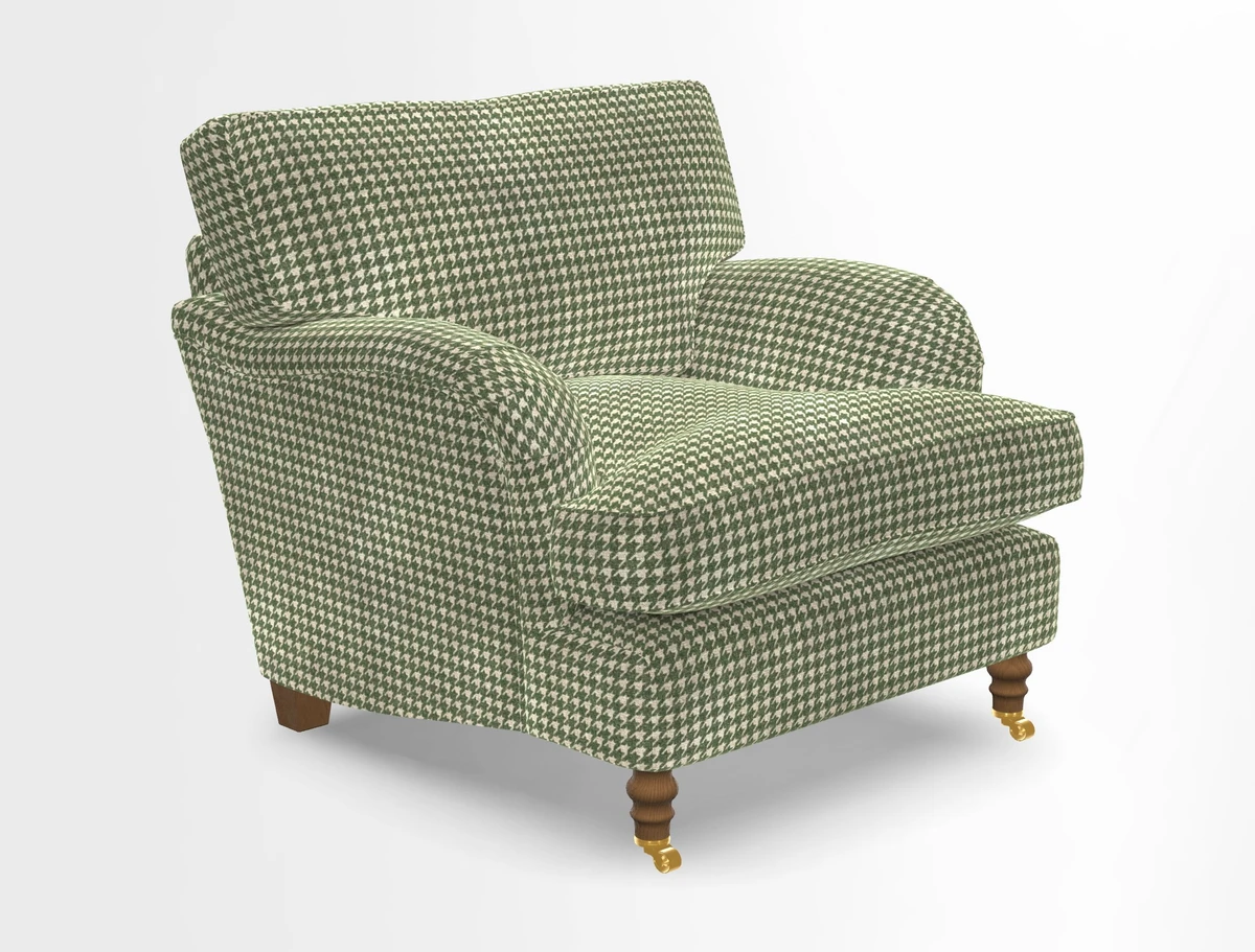 Alwinton chair in Linwood Tango Velvet Sapphire