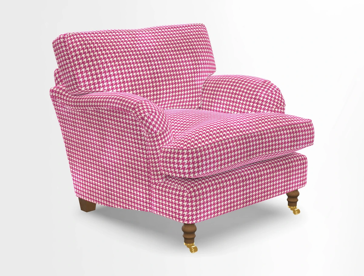 Alwinton chair in Linwood Tango Velvet Sapphire