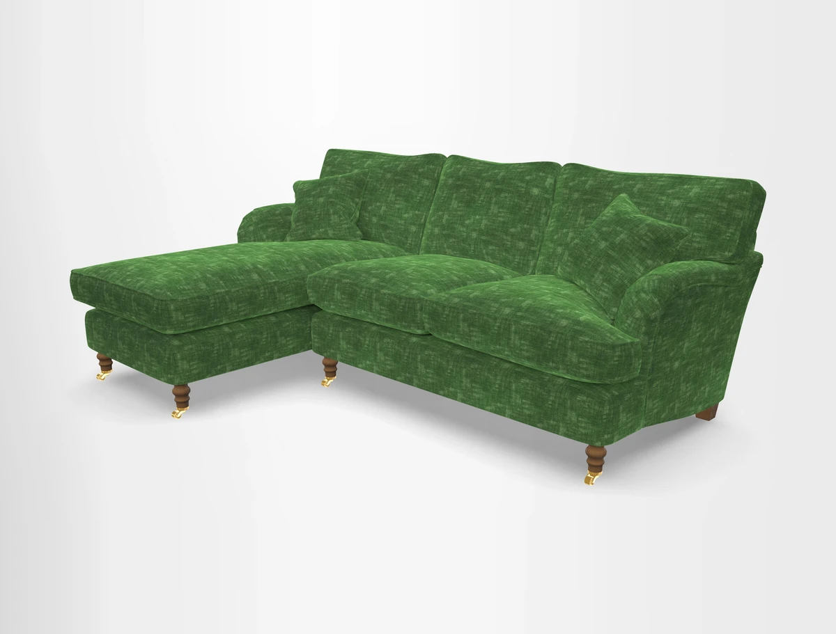 Alwinton chaise LHF in Floral Linen Lela Mystery