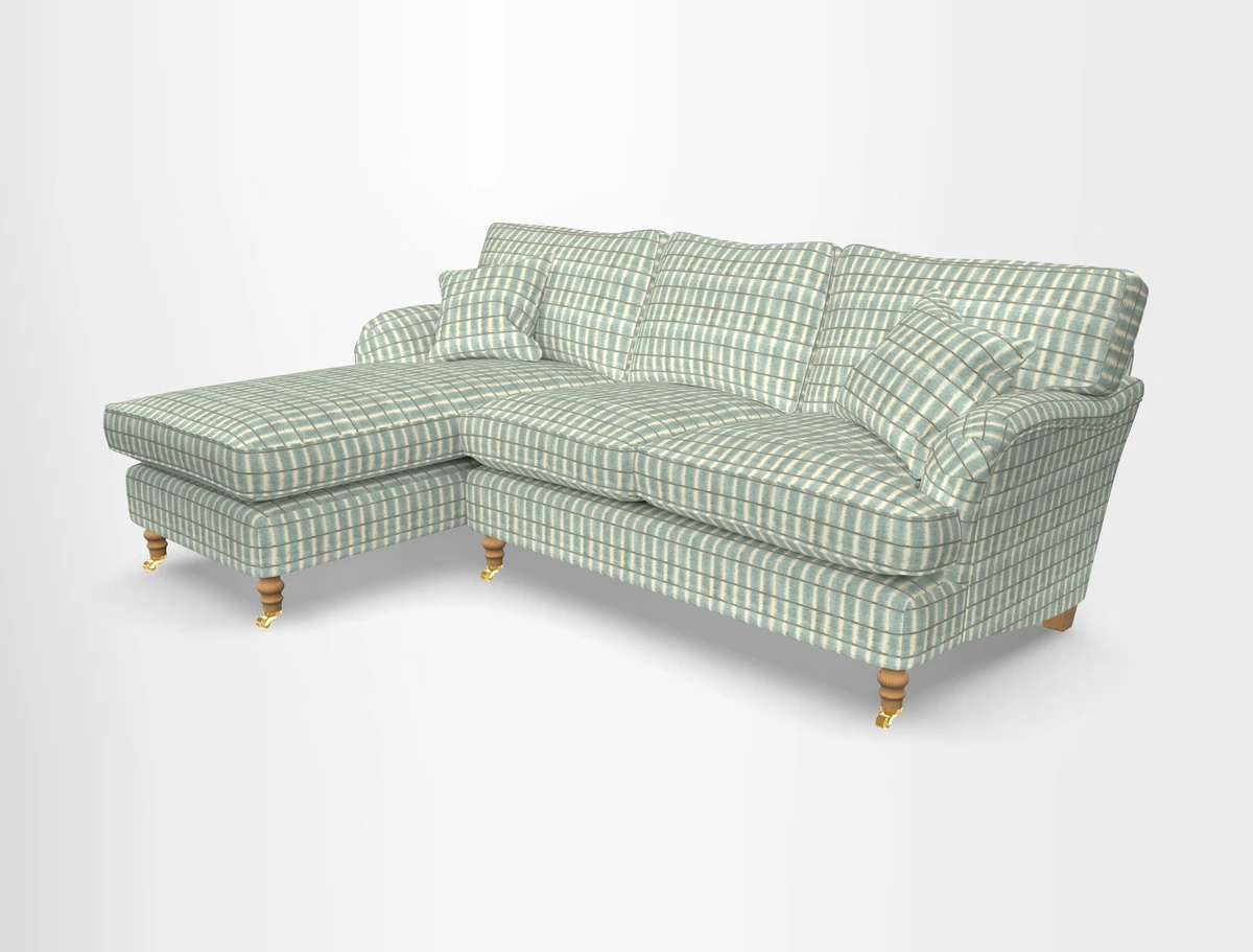 Alwinton chaise LHF in Floral Linen Lela Mystery