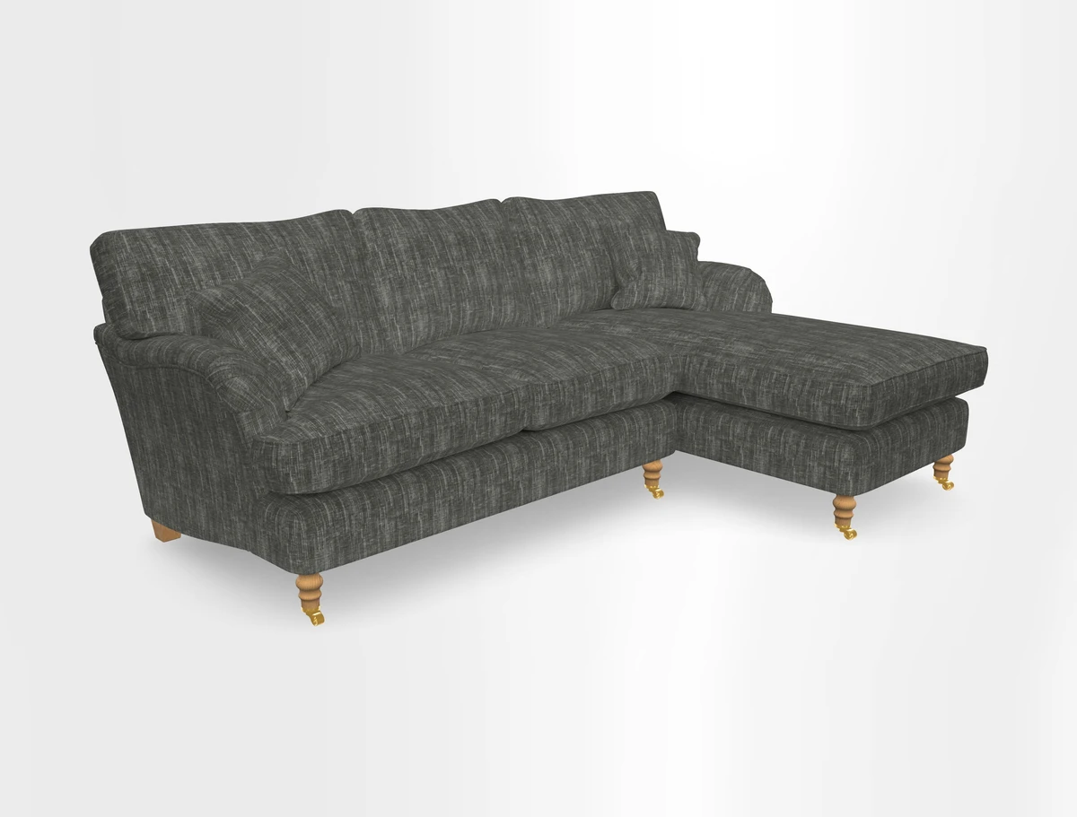 Alwinton chaise RHF in Floral Linen Lela Mystery