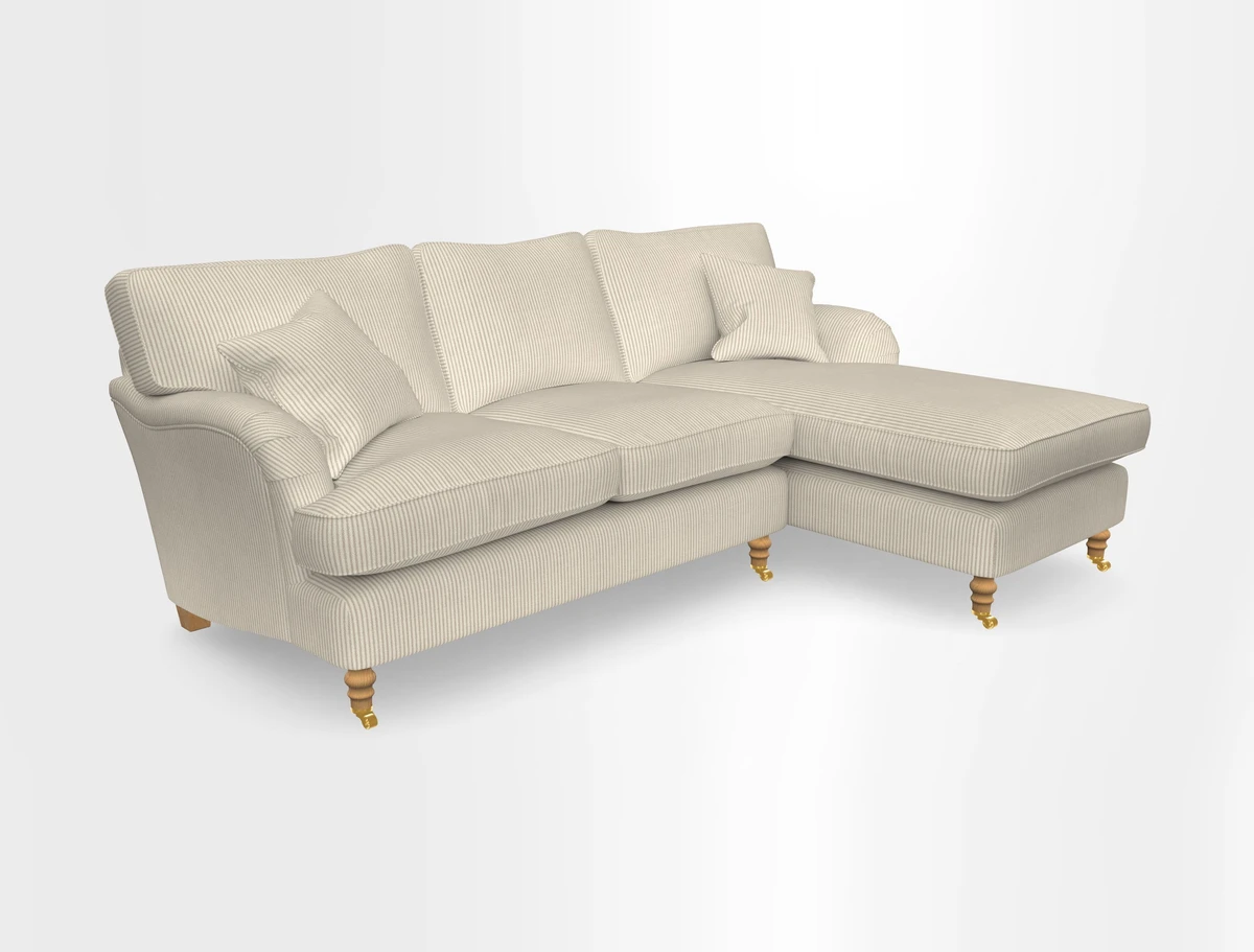 Alwinton chaise RHF in Floral Linen Lela Mystery