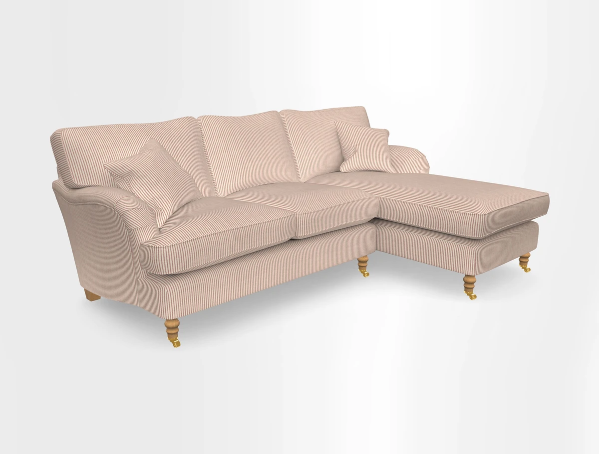 Alwinton chaise RHF in Floral Linen Lela Mystery