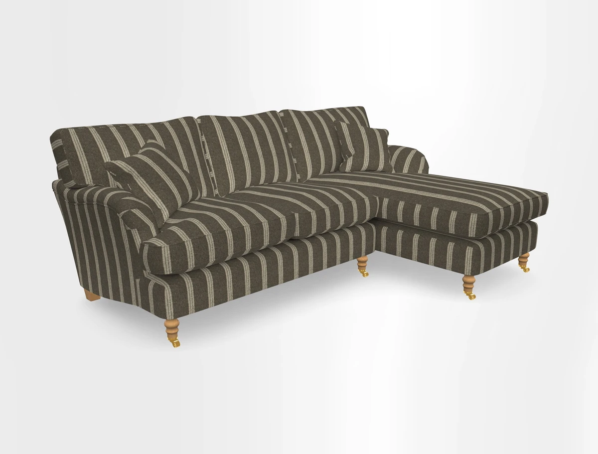 Alwinton chaise RHF in Floral Linen Lela Mystery