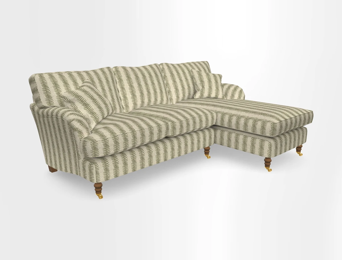 Alwinton chaise RHF in Floral Linen Lela Mystery